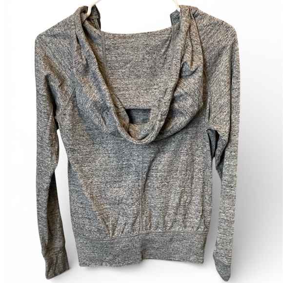 Nike Heather Gray Full-Zip Hoodie - Picture 4 of 5